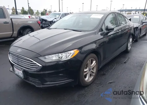 2018 Ford Fusion Se из США, поврежденный, VIN 3FA6P0HD7JR285297